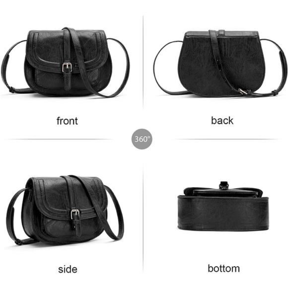 Crossbody Bags for Women Small Over the Shoulder Saddle Purses and Boho Handbags - Picture 5 of 6